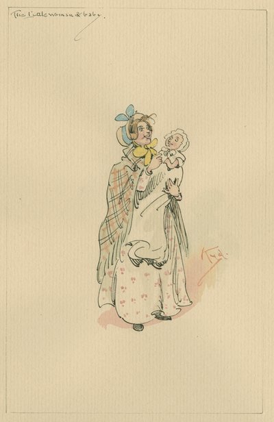 De Lale Dame en Baby, ca. 1920s door Joseph Clayton Clarke